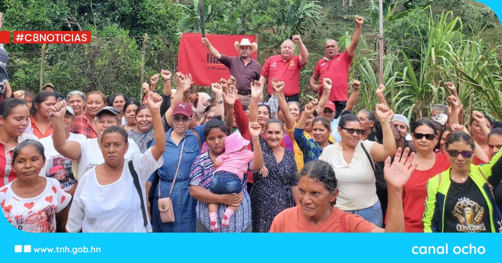 INA entrega tierras a más de 150 mujeres en El Paraíso