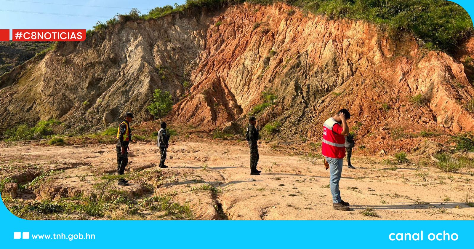 Encuentran excavaciones ilegales en La Másica, Atlántida