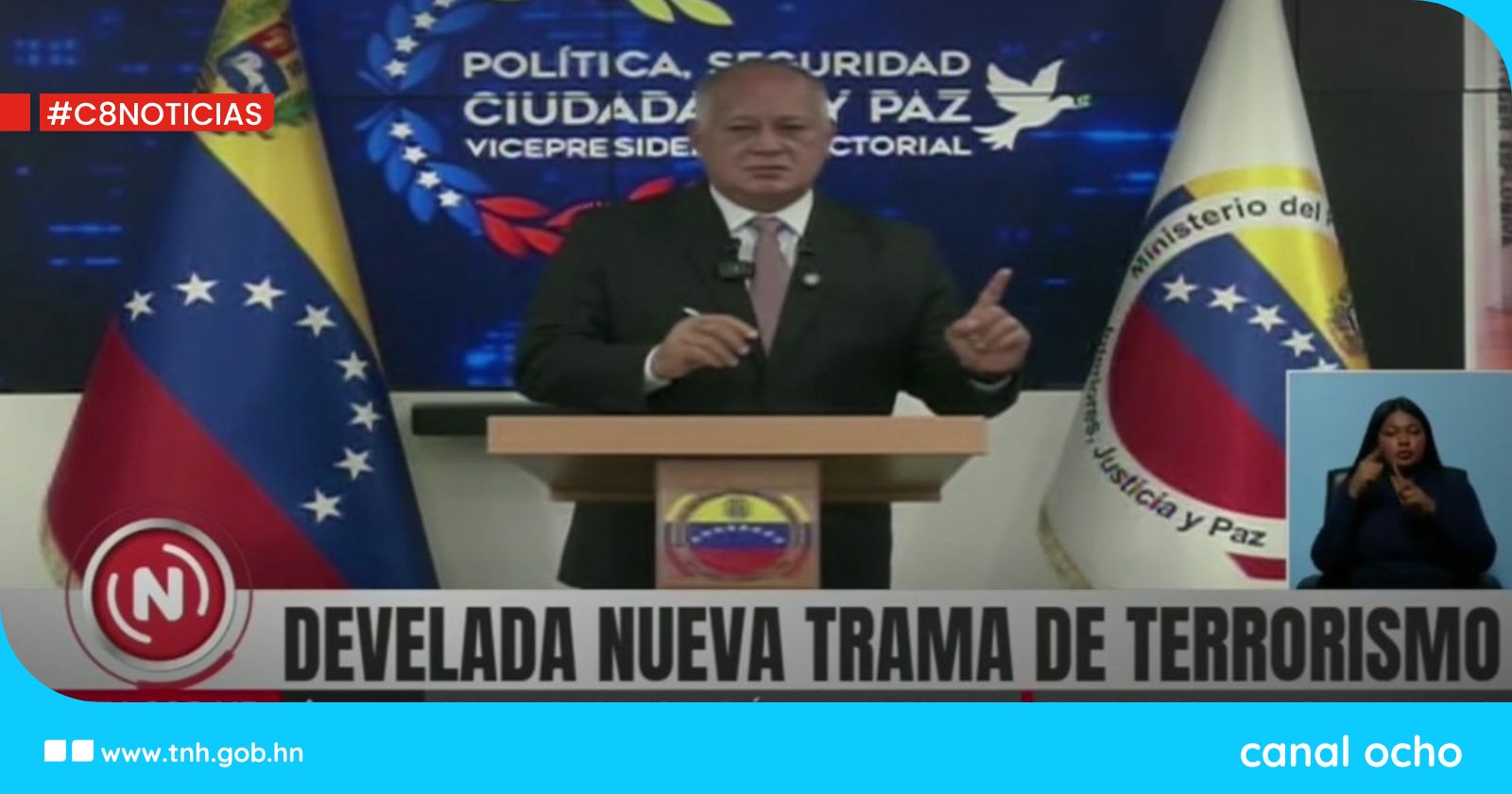 Venezuela descubre una trama terrorista preelectoral vinculada a redes delictivas internacionales
