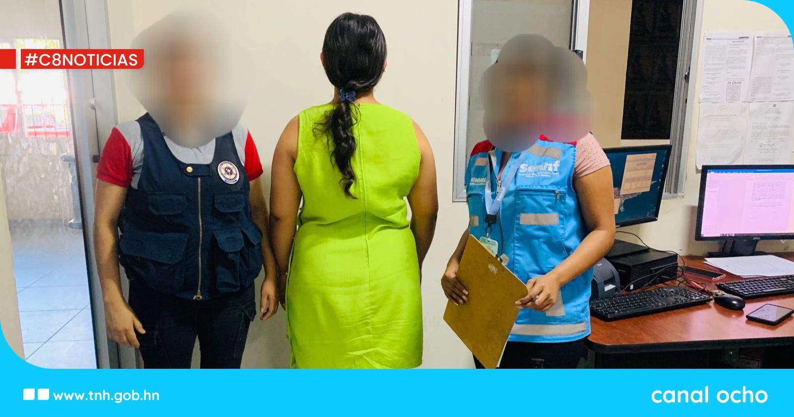 Rescatan a menor reportada como desaparecida en La Ceiba