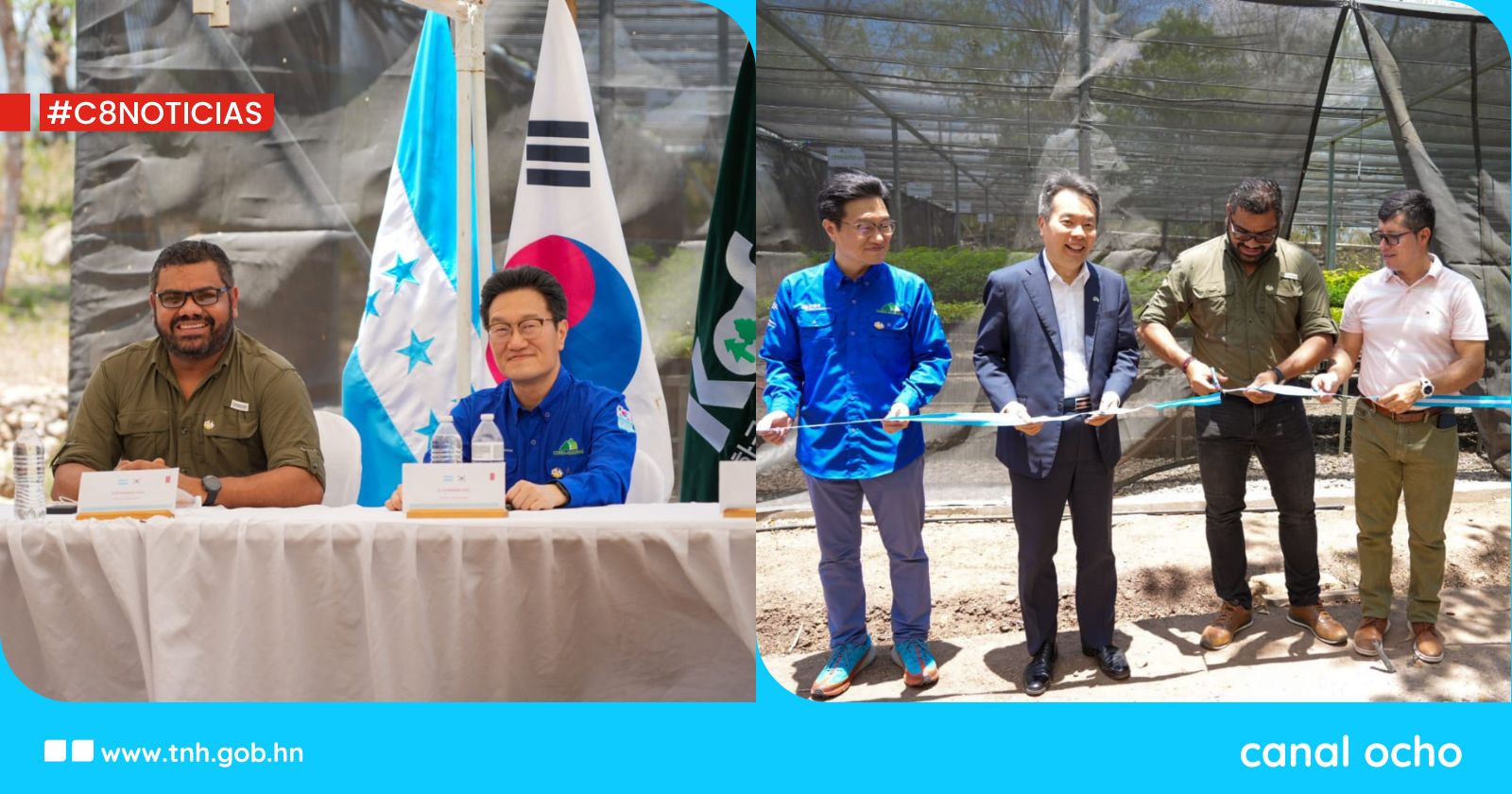 ICF y Gobierno de Corea del Sur inauguran moderno vivero en Santa Bárbara