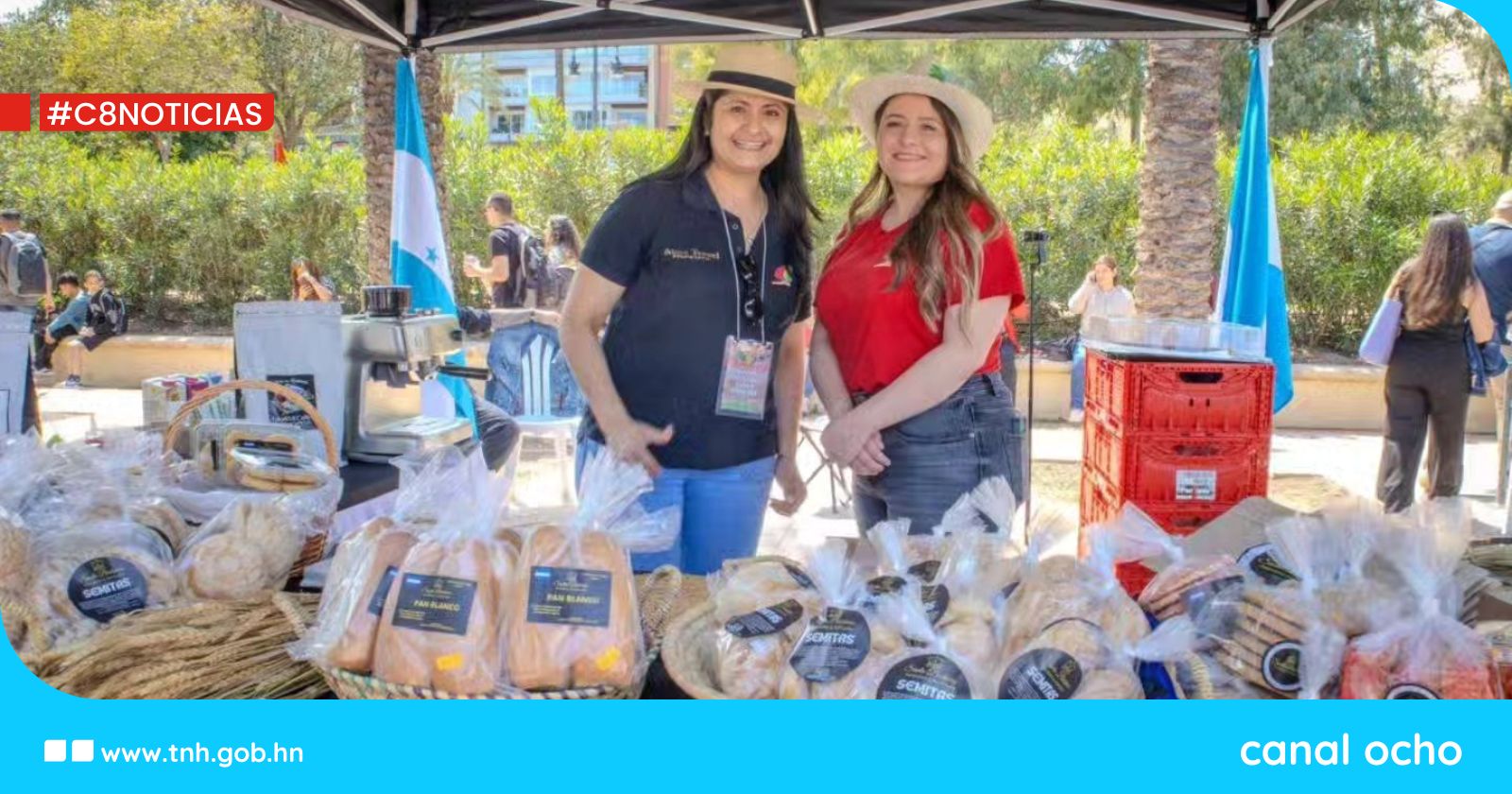 Hondureños en España destacan su cultura y emprendimiento en la Feria Tierra Fértil en Valencia