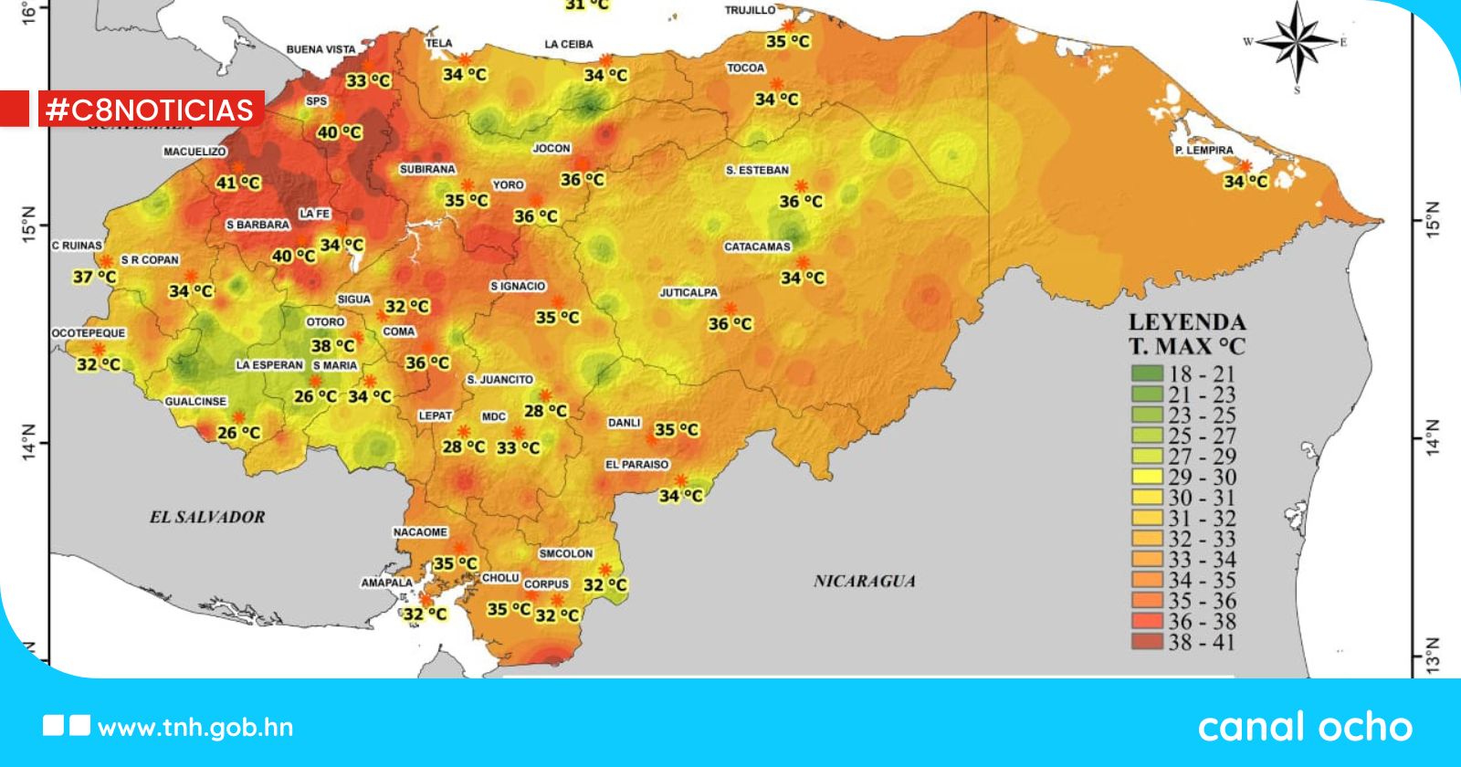 Continuarán las condiciones secas y una ola de calor en el territorio nacional, confirma Cenaos