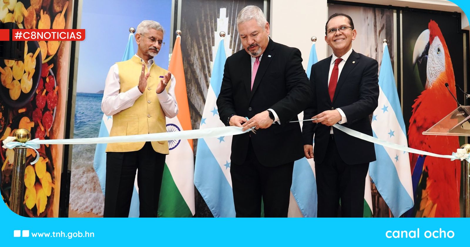 Honduras inaugura su primera embajada en el sur de Asia durante visita oficial a la India