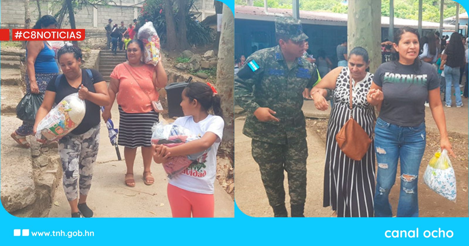 Fuerza Aérea Hondureña lleva brigada médica a Yaguacire en apoyo a familias de escasos recursos