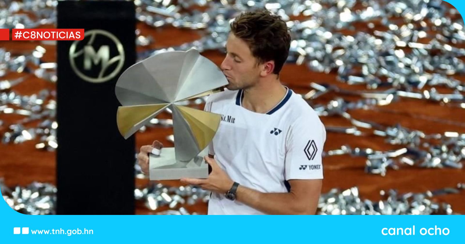 Casper Ruud conquista su primer título Masters 1,000 en Madrid