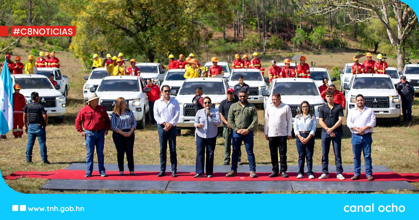 Gobierno entrega patrullas, kits de protección forestal y contrata a 280 brigadistas ambientales