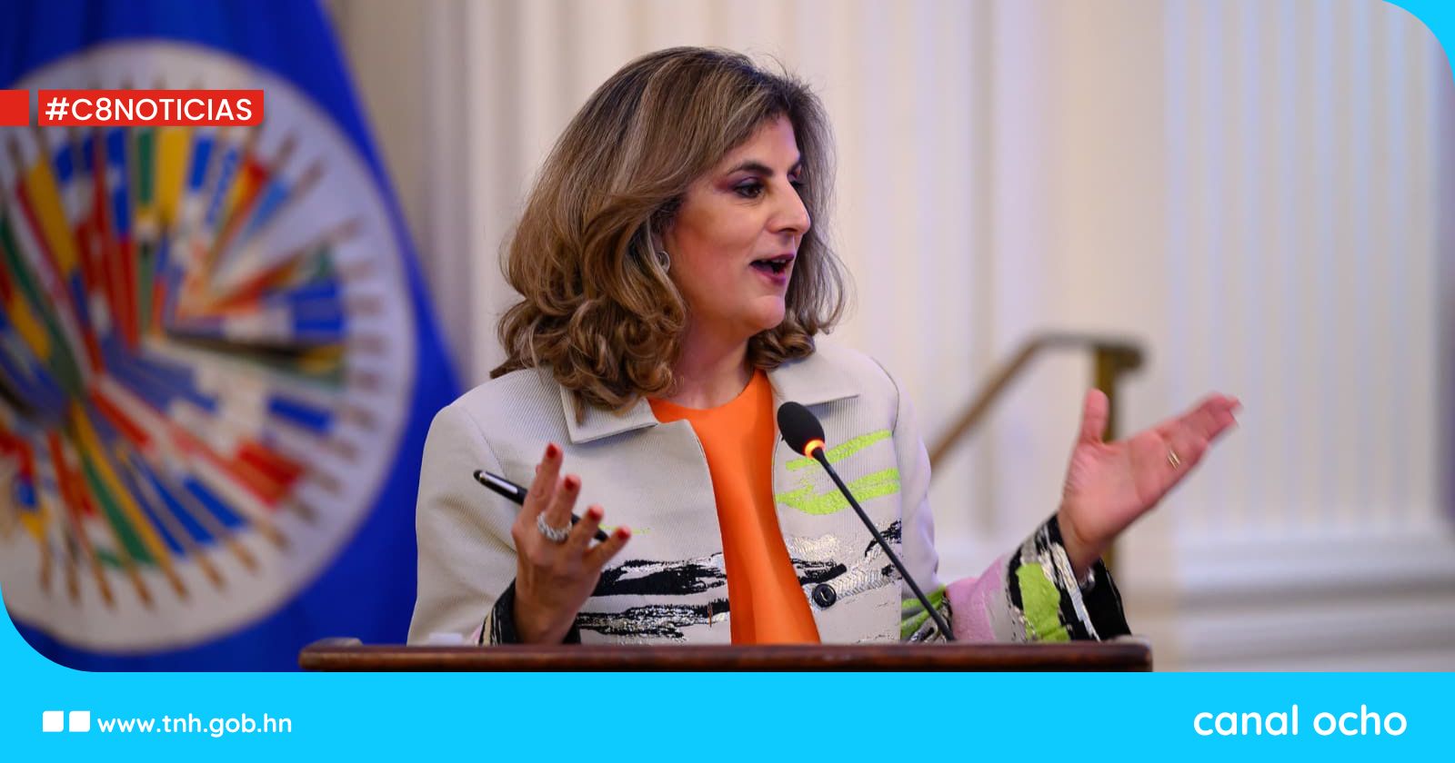 Laura Gil, primera mujer en ser elegida secretaria general adjunta de la OEA