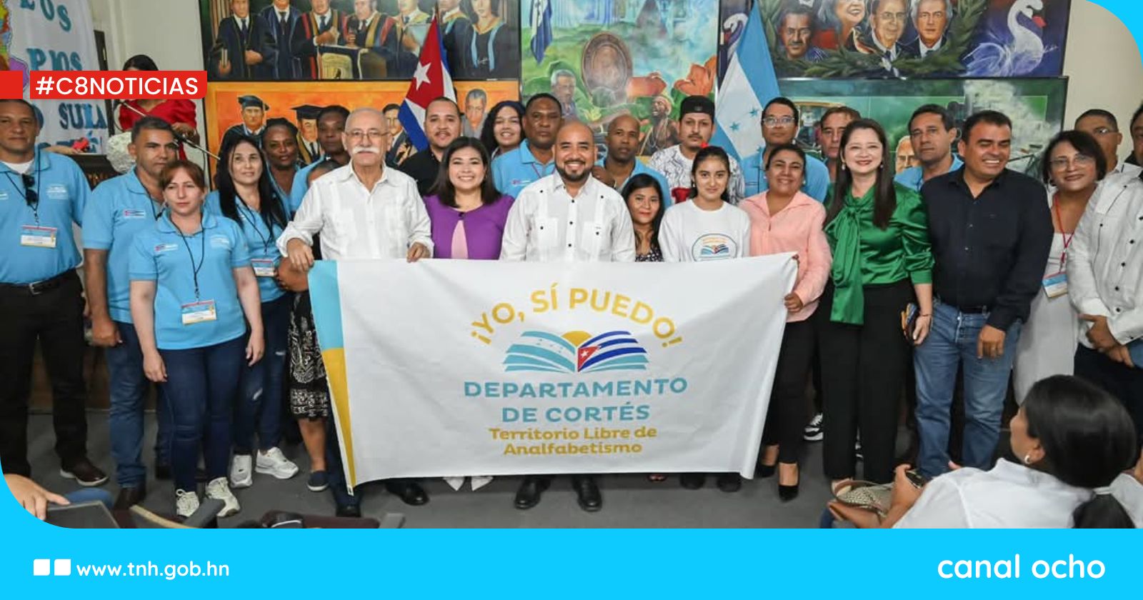 Cortés es declarado libre de analfabetismo y se convierte en el undécimo departamento en lograrlo