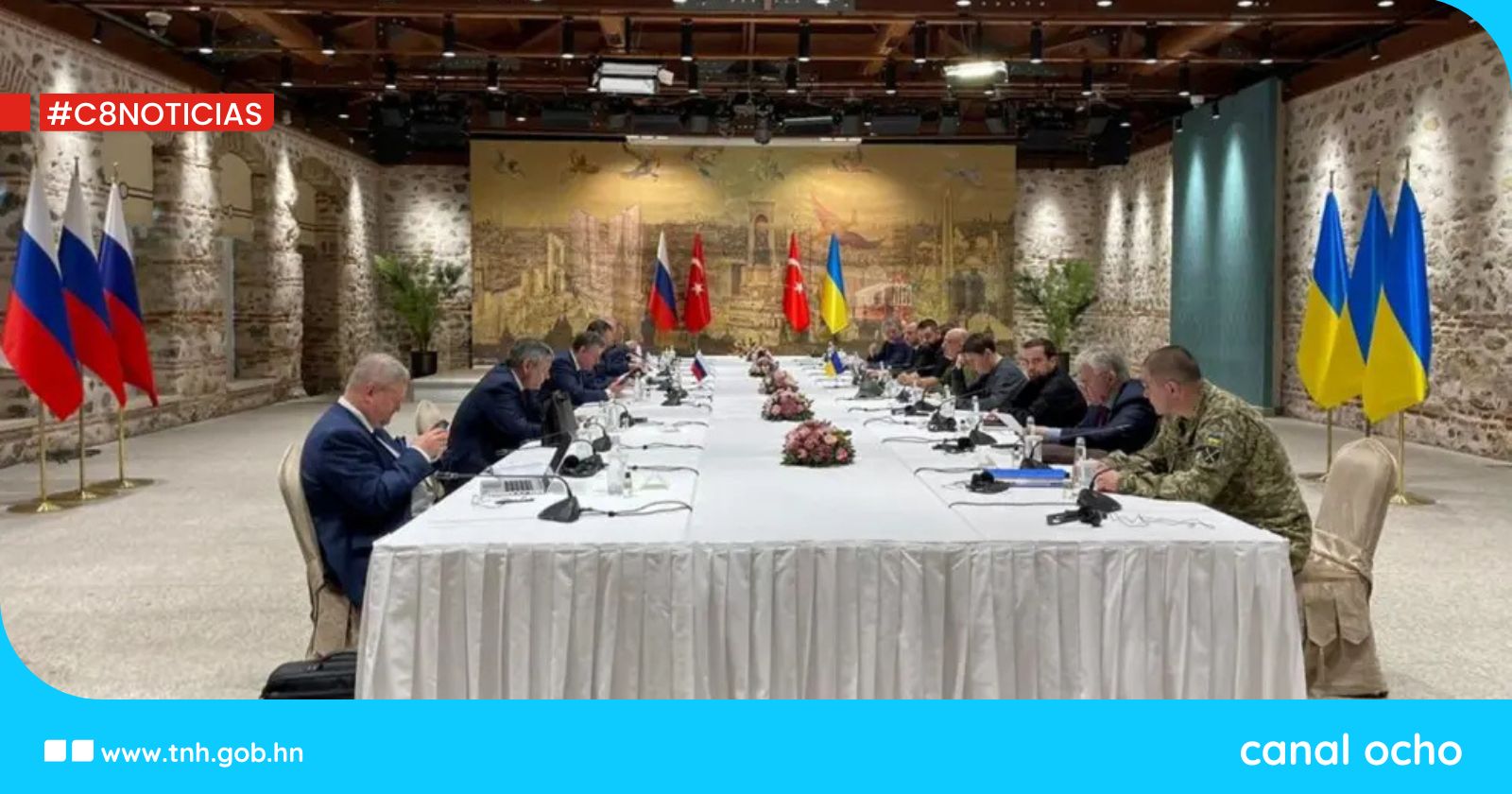 Rusia y Ucrania retoman negociaciones directas en Estambul con mediación de Turquía