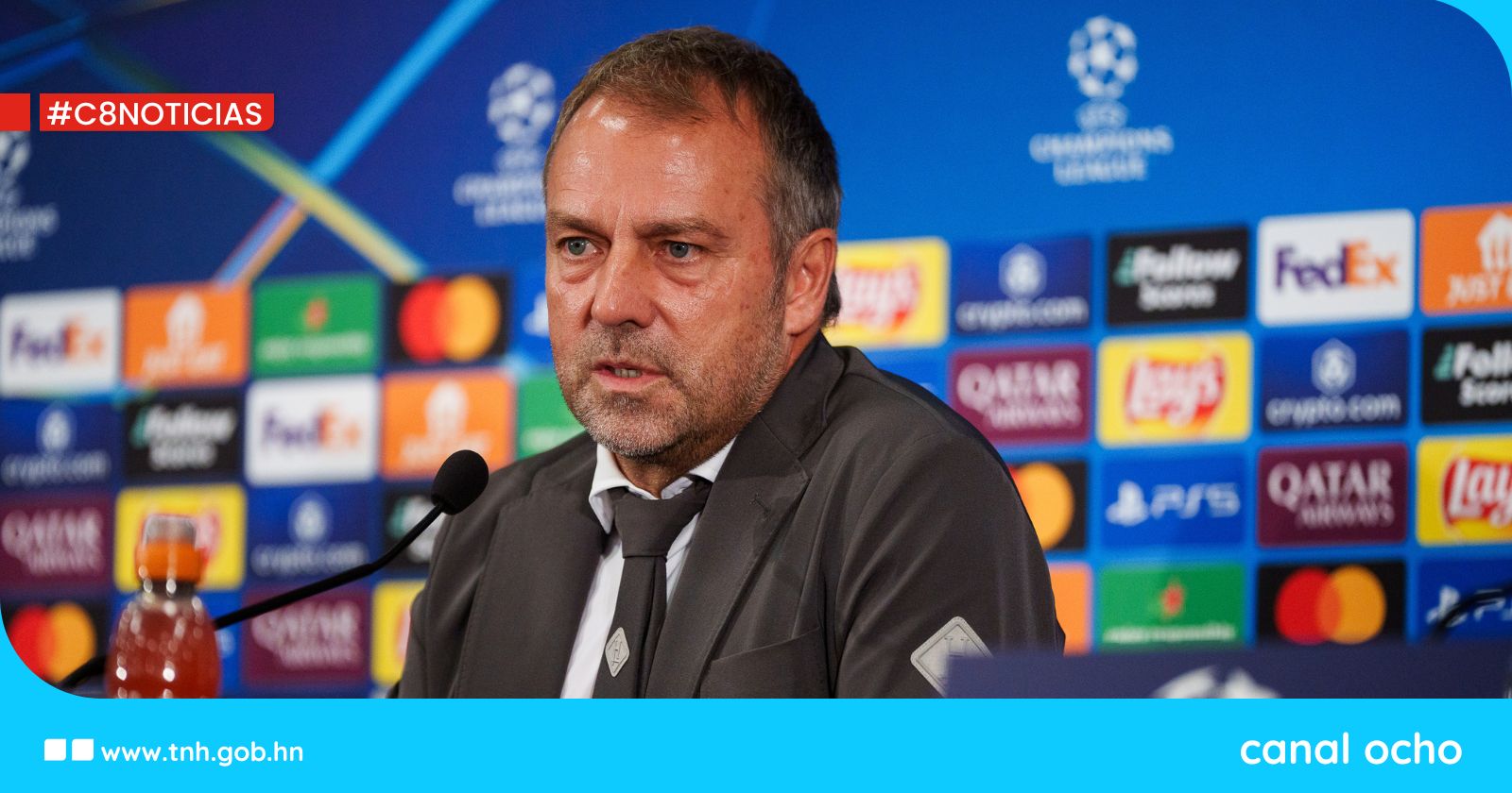 Flick pide disfrutar la vuelta ante el Inter: «Quiero que mis jugadores jueguen sin presión»