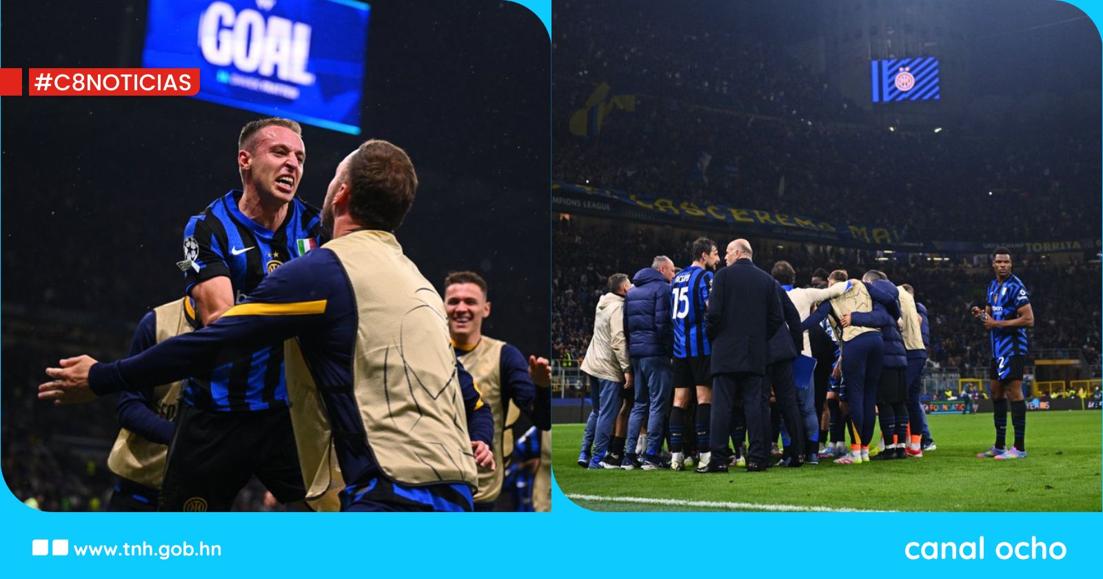 Inter de Milán clasifica a la final de Champions League tras un vibrante duelo ante el Barcelona
