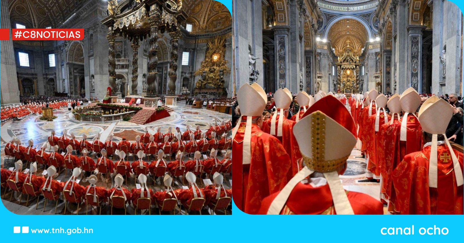 Cardenales celebran Misa “Pro Eligendo Pontifice” antes de iniciar cónclave para elegir nuevo Papa