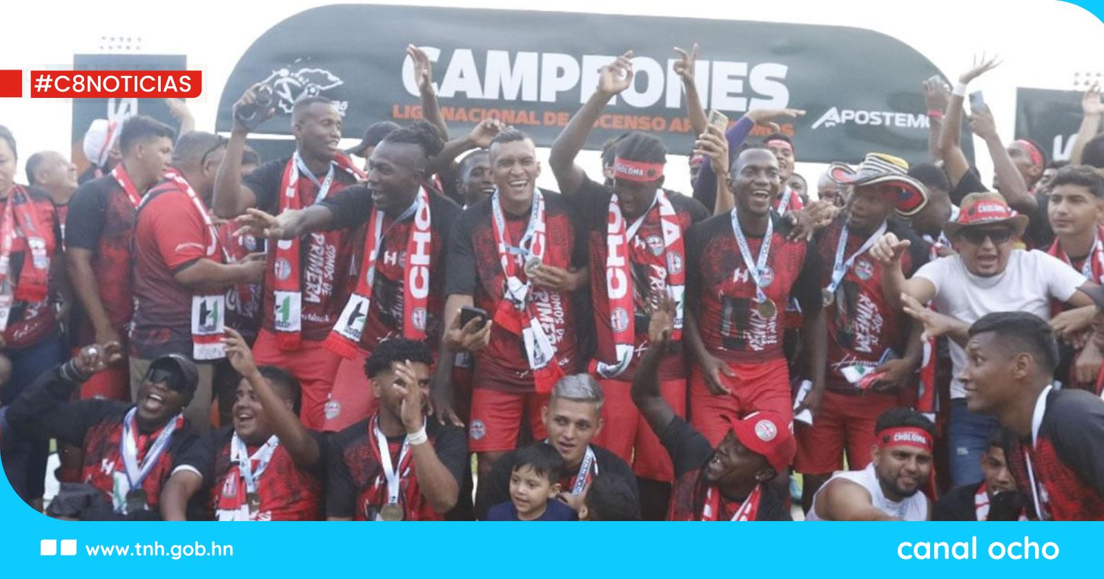 Choloma asciende a la primera división del fútbol hondureño