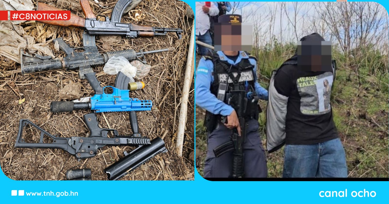 Detienen a «El Depresivo» con armamento de guerra en la capital