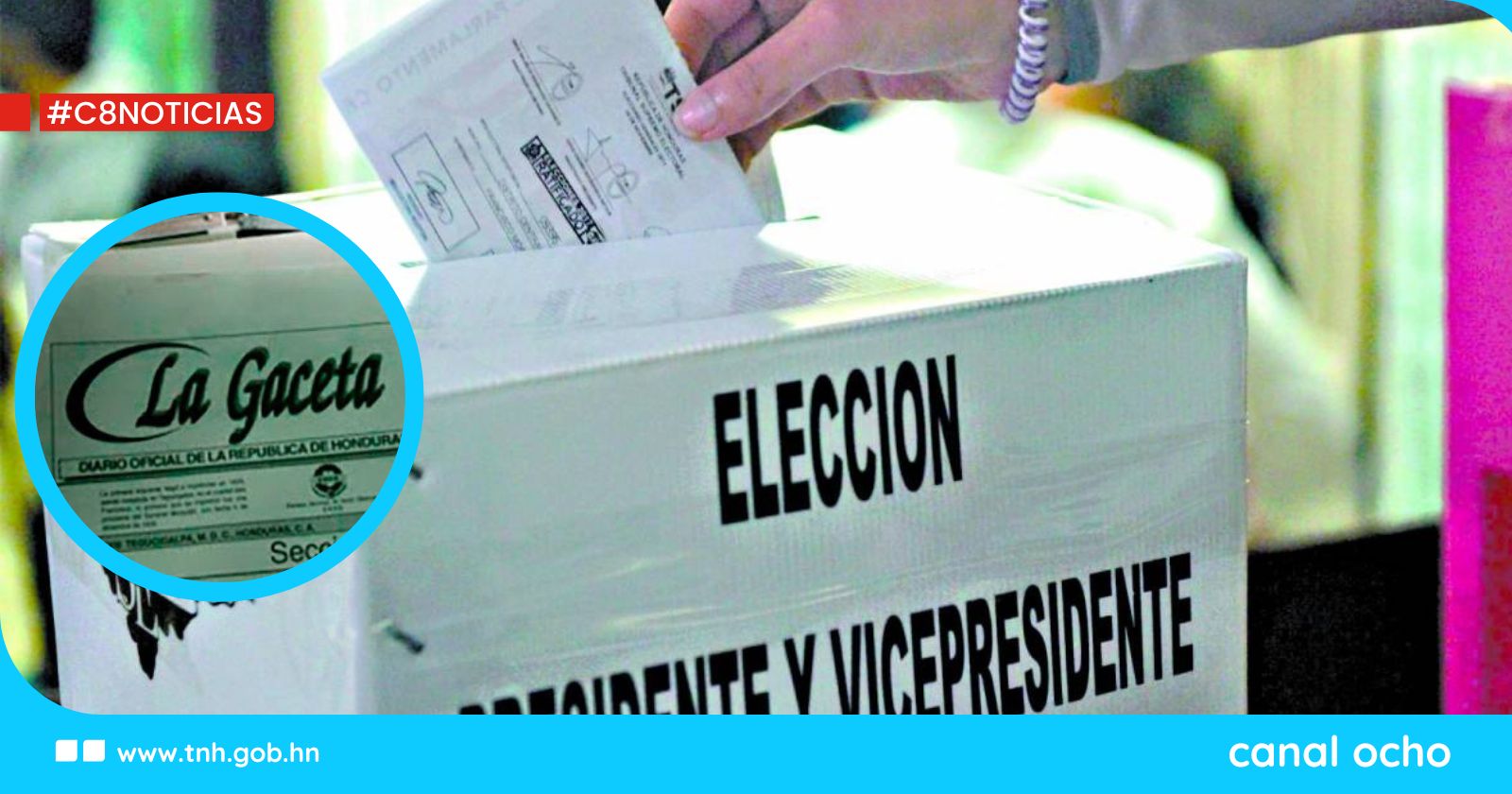 Publican en el diario oficial La Gaceta el presupuesto especial para elecciones generales