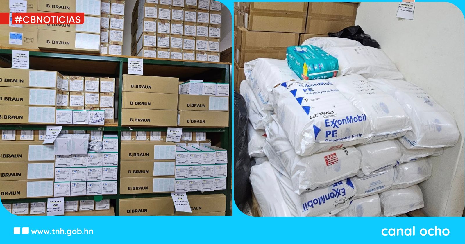 Hospital del Tórax refuerza atención médica con importante lote de insumos