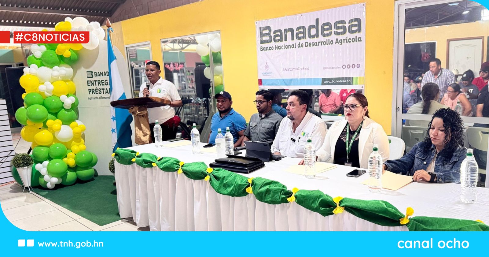 Banadesa otorga 38 créditos por más de L16 millones a productores de arroz en Jesús de Otoro
