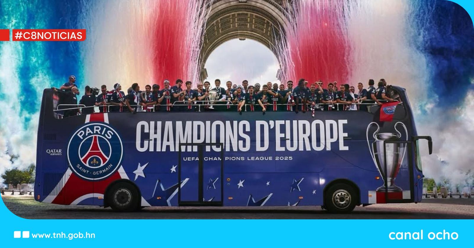 PSG noveno club de la historia en conseguir un triplete de Liga, Copa y «Champions»