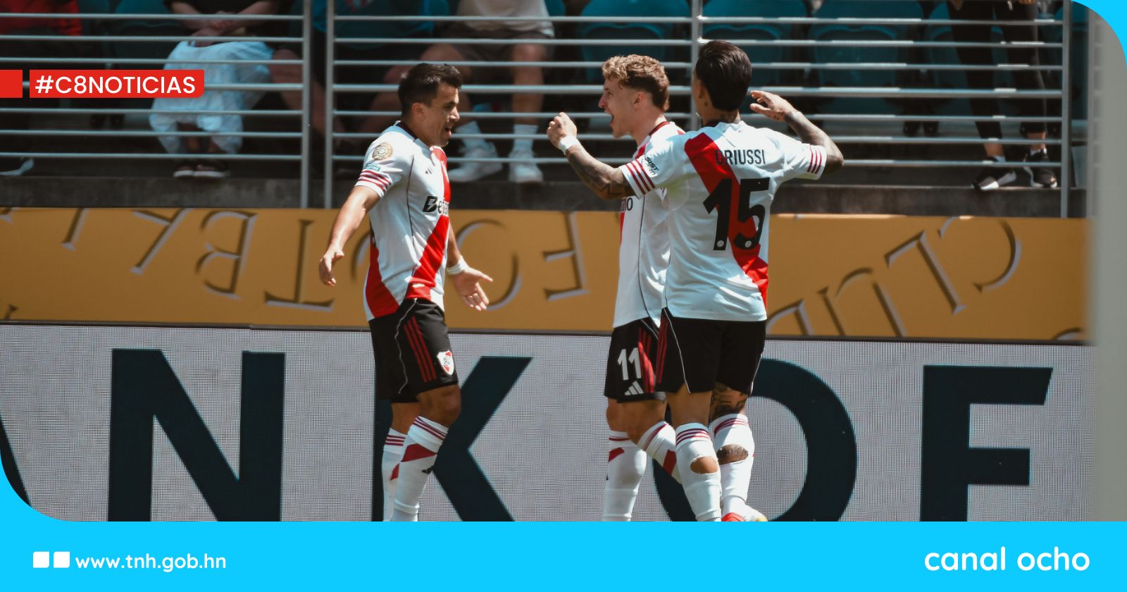 River Plate debuta con triunfo ante Urawa, pero pierde a Driussi por lesión