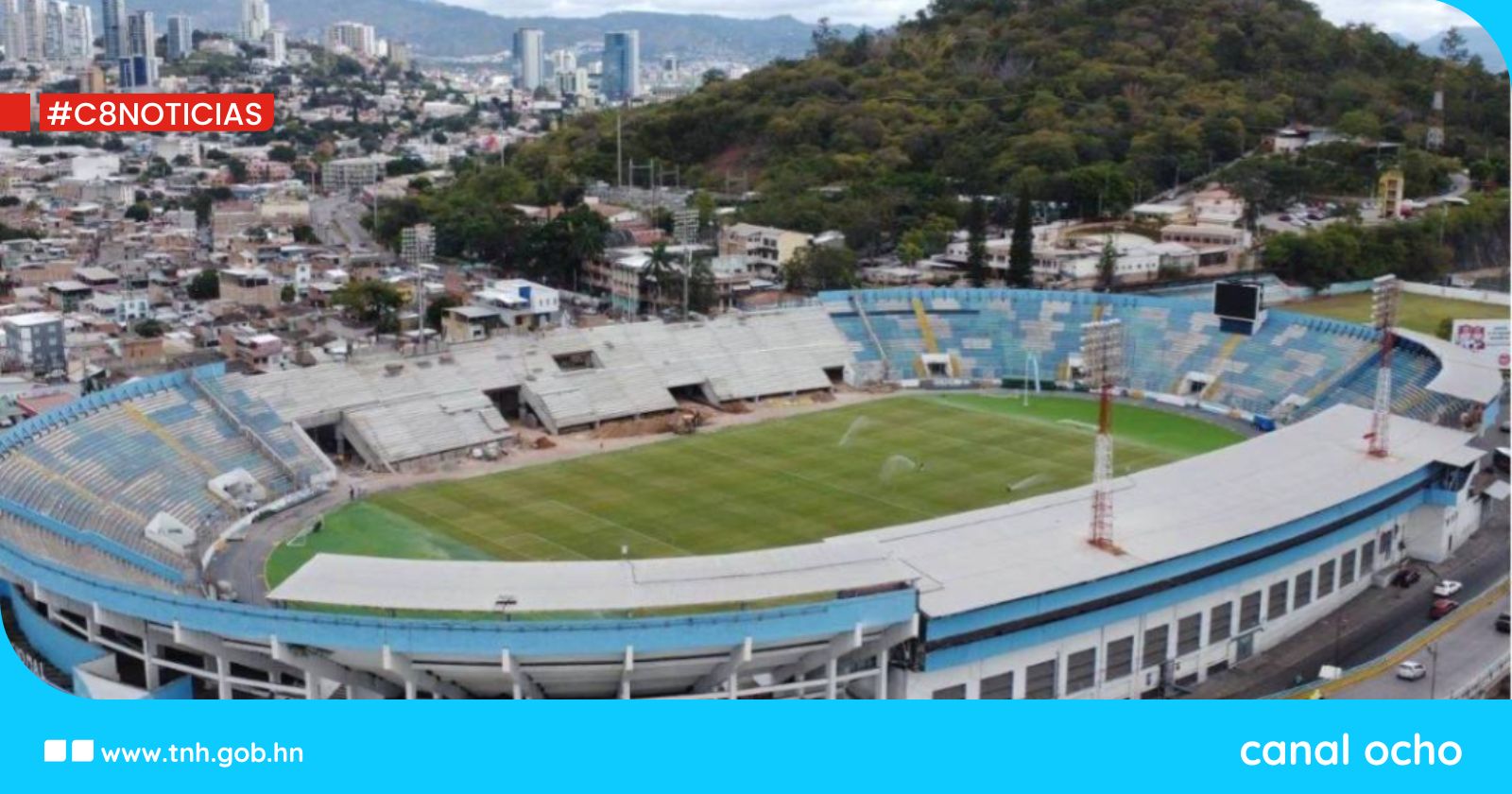 Estadio Nacional Chelato Uclés contará con nuevo techo en Sol Centro y moderno centro comercial