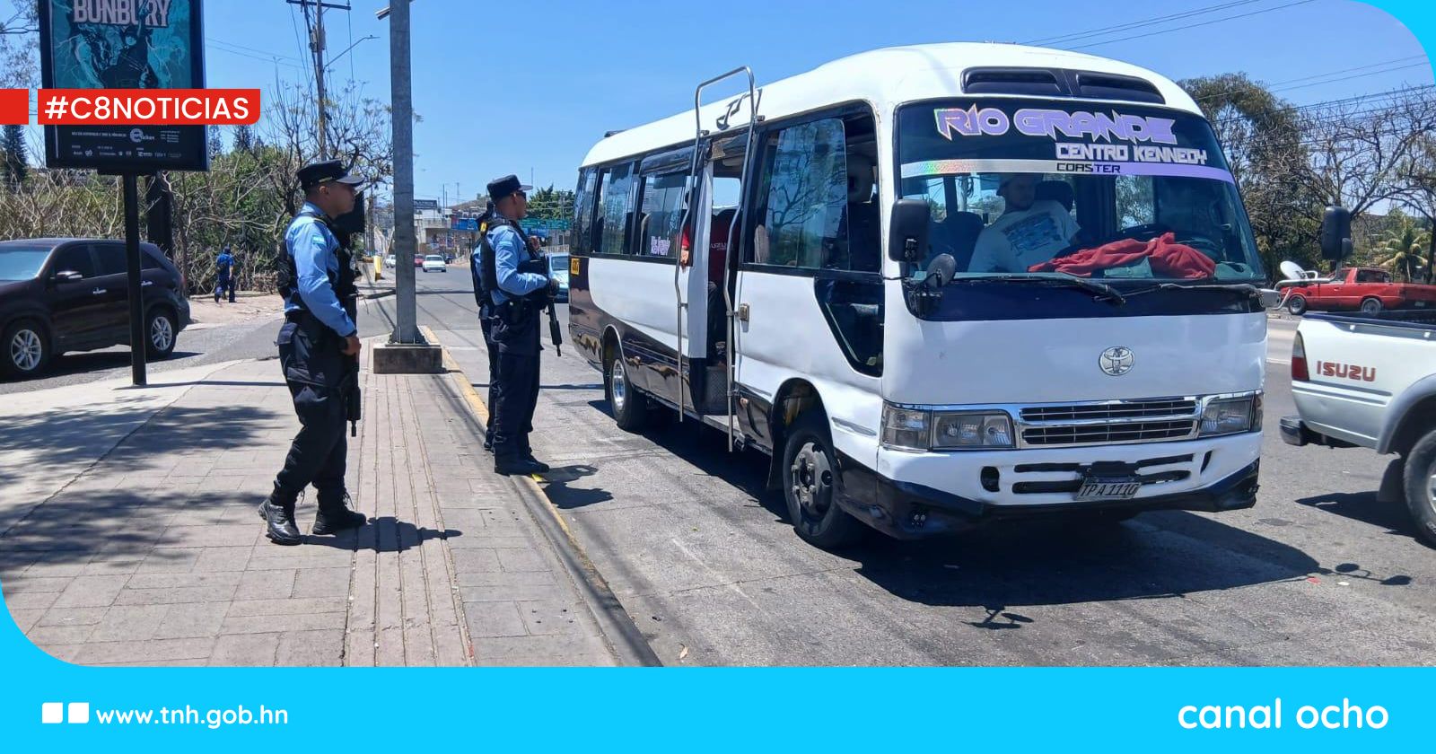 Policía Nacional reforzará seguridad en rutas de transporte hacia la UNAH