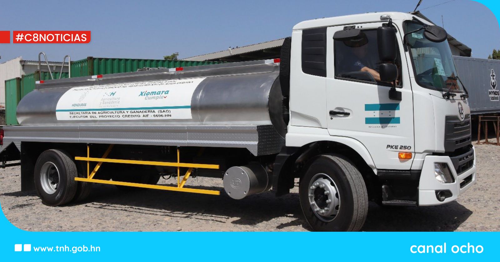 Gobierno fortalece acceso al agua potable con entrega de camiones cisterna