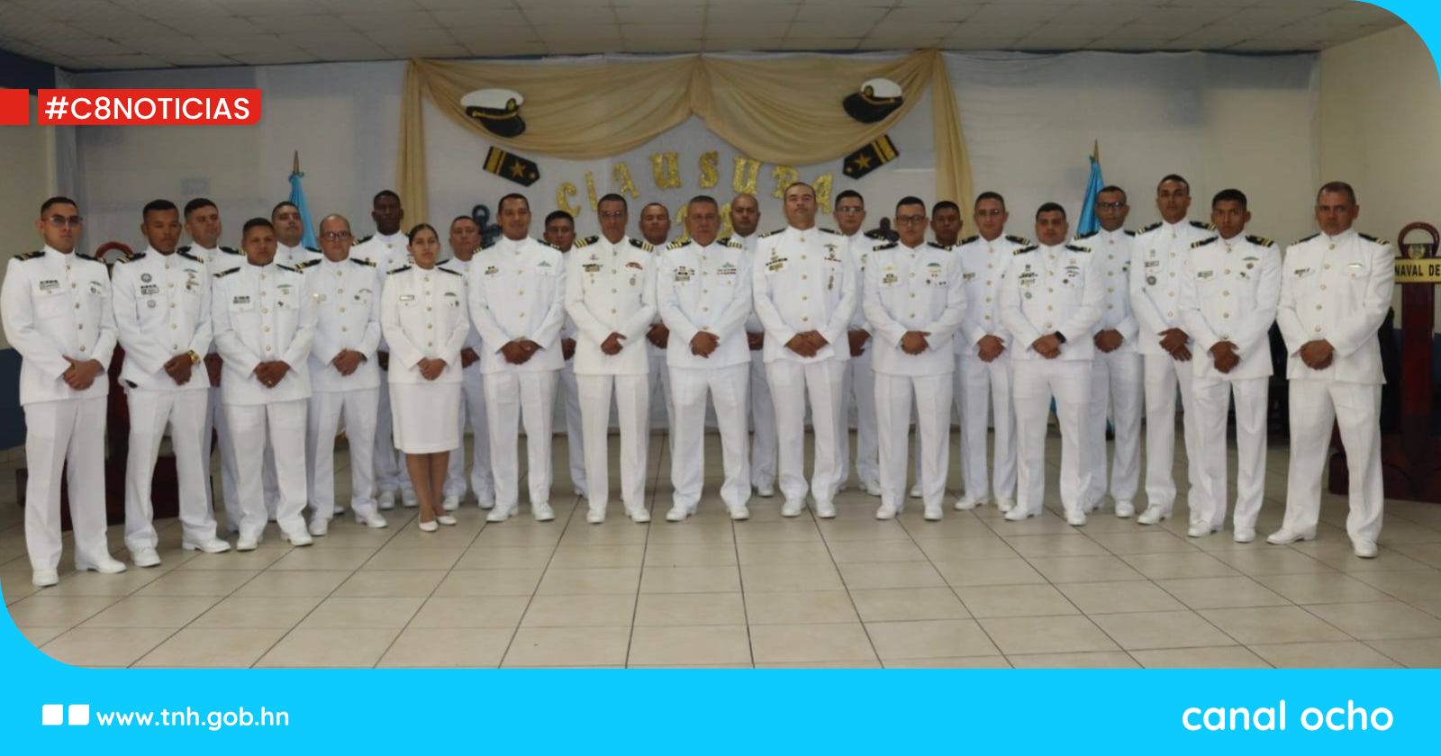 ECAMAN celebra ceremonia de clausura de curso naval