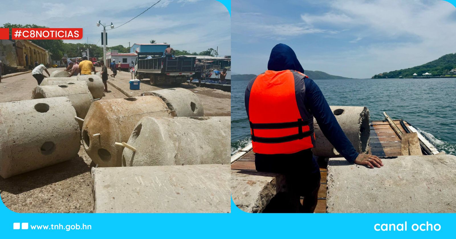 Sumergen 27 domos artificiales en el Golfo de Fonseca para restaurar ecosistemas marinos