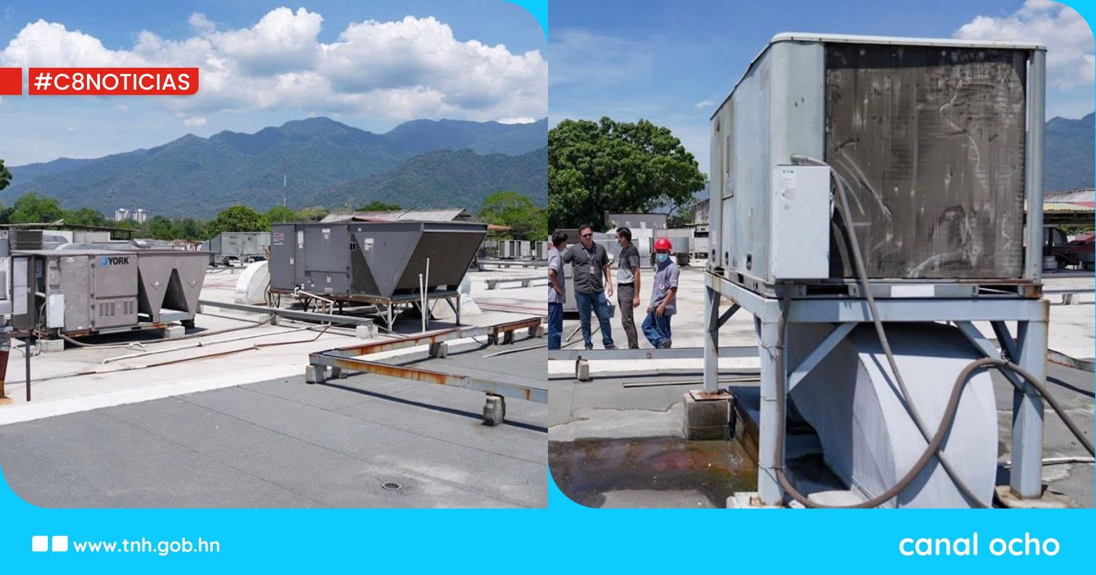 IHSS en el Hospital Regional del Norte avanza en proyecto de climatización