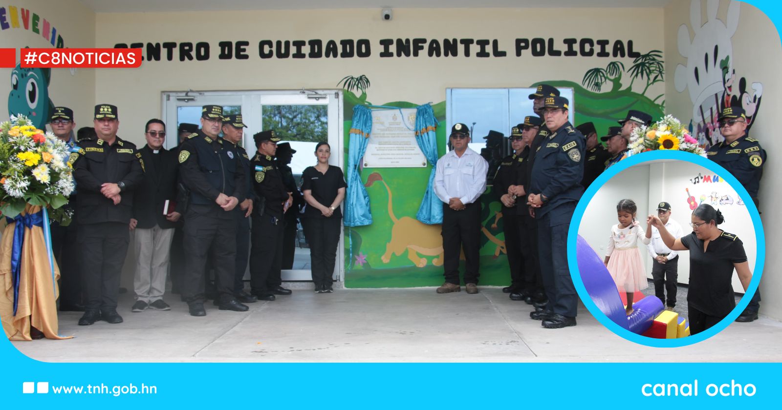Inauguran segundo Centro de Cuidado Infantil Policial «Iris Xiomara Castro Sarmiento»