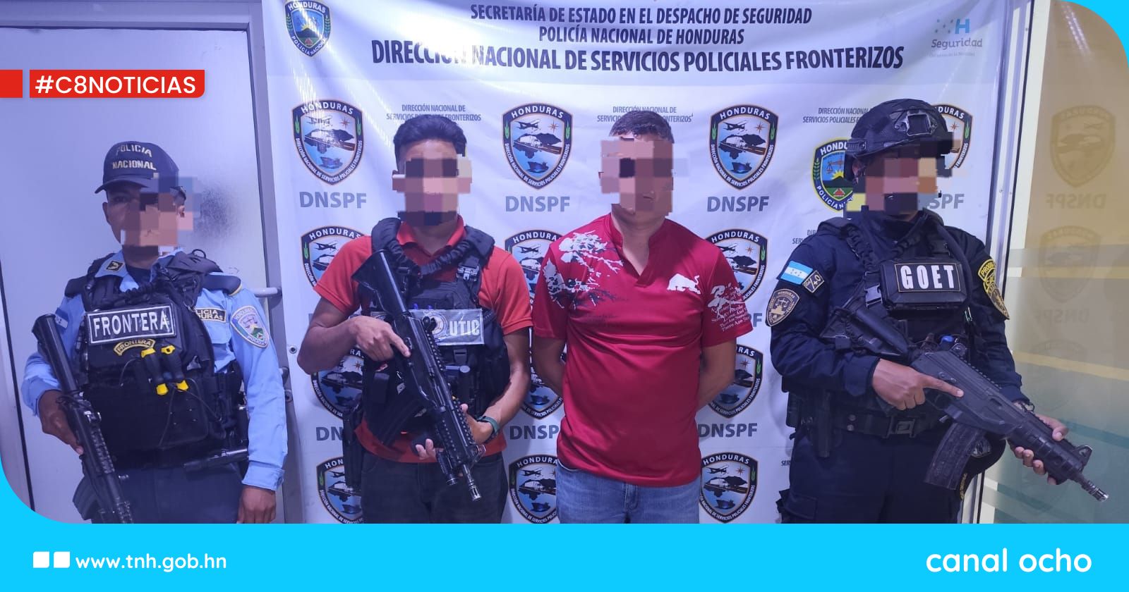 Policía Fronteriza arresta a “coyote” hondureño que transportaba ilegalmente a pareja cubana