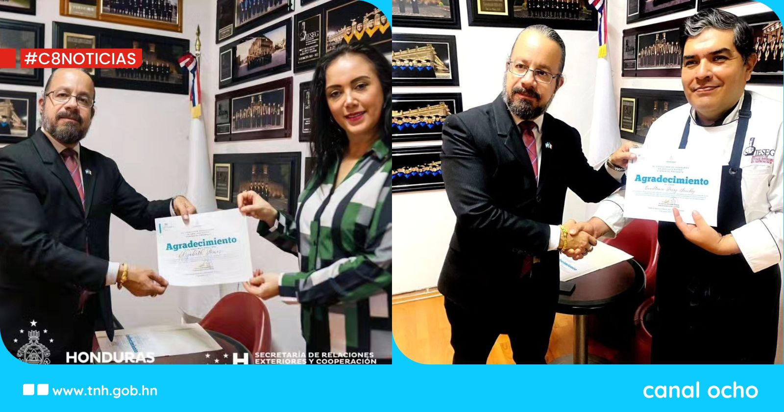 Estudiantes de la UNAH reciben capacitación gastronómica en México