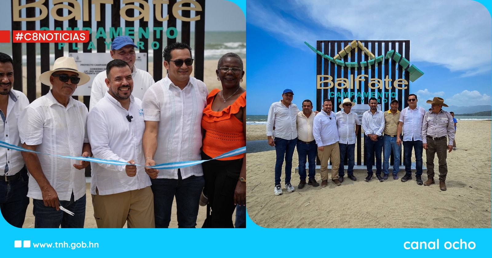 ¡Enhorabuena! Inauguran Campamento Playero en Balfate, Colón