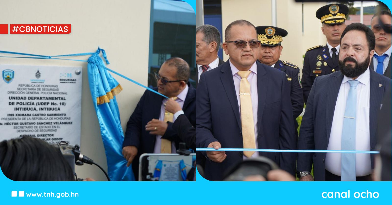 Inauguran instalaciones de la Unidad Departamental N°10 en Intibucá