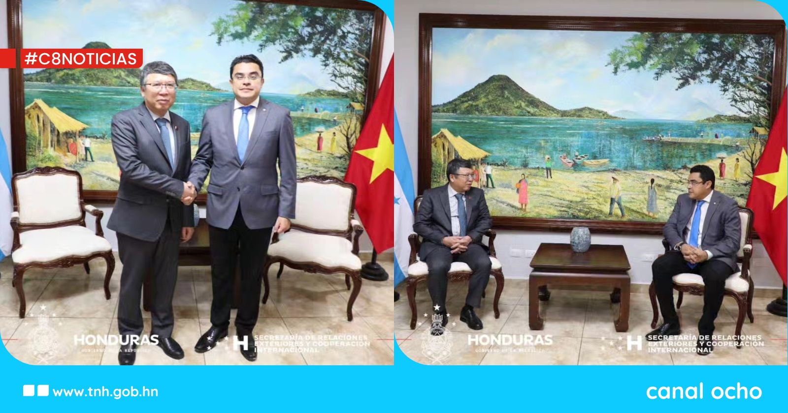 Vicecanciller Gerardo Torres recibe visita del Embajador de Vietnam