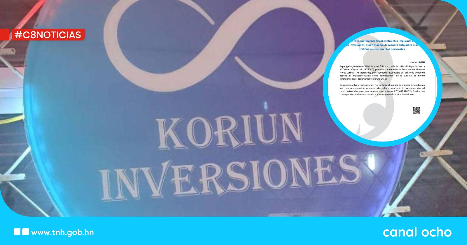 MP presenta requerimiento fiscal contra otro implicado en caso «Koriun Inversiones»