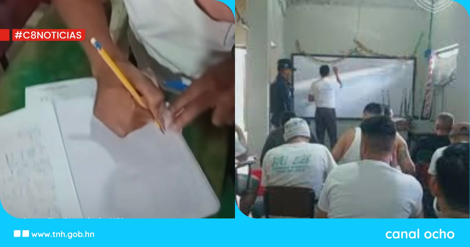 Privados de libertad en Ocotepeque aprenden inglés