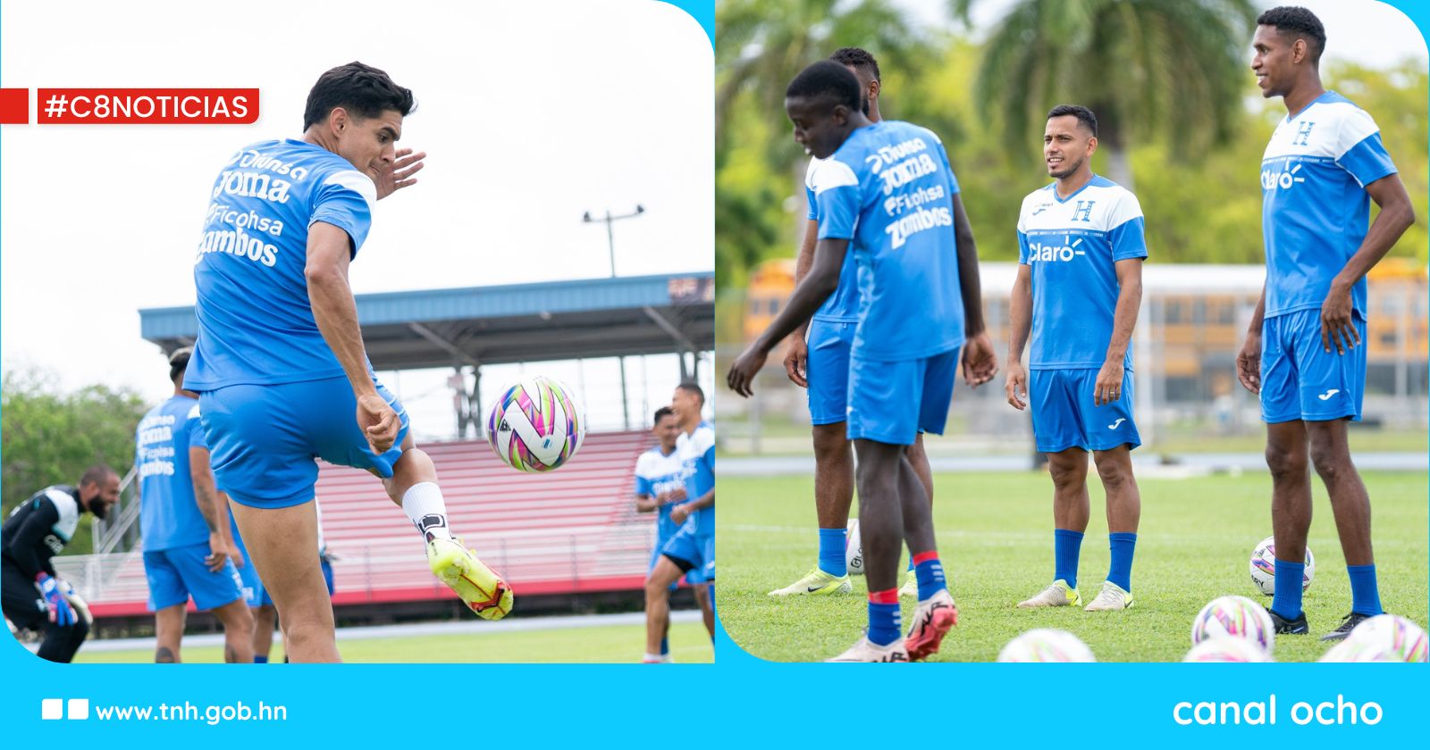 Honduras cierra entrenamientos y define once titular para enfrentar a Islas Caimán