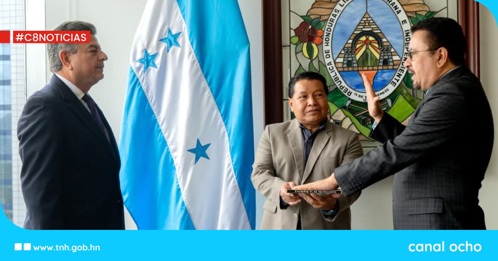 Juramentan a Héctor Longino Becerra como nuevo secretario de Derechos Humanos