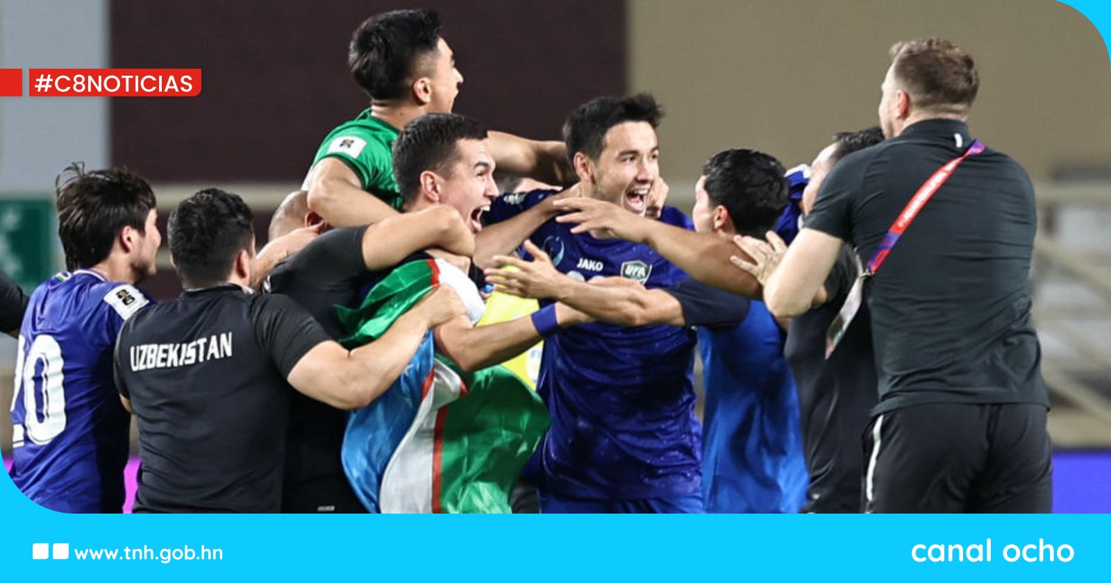 Uzbekistán clasifica por primera vez a la fase final del Mundial 2026 tras empate con Emiratos Árabes