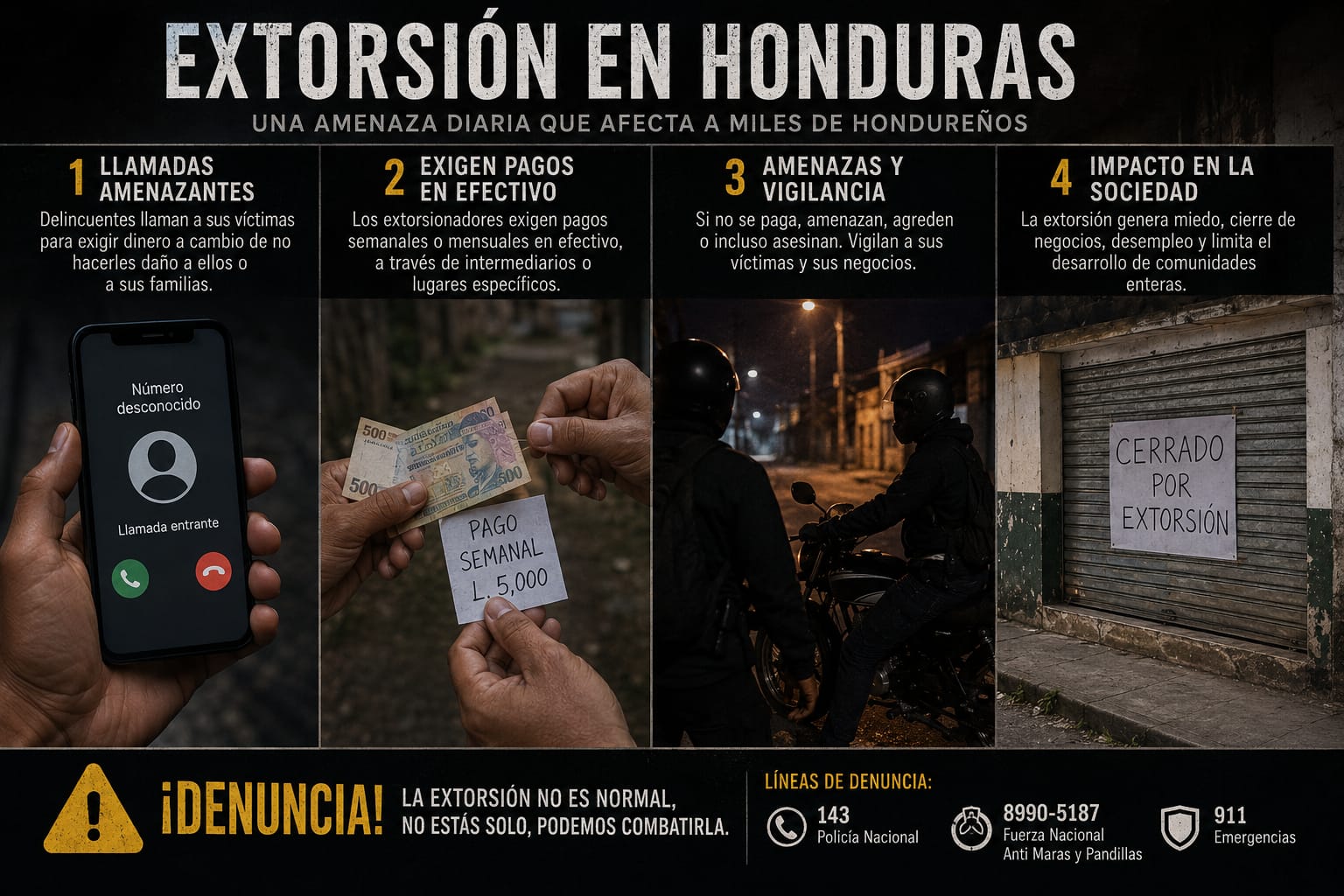 Combate a la extorsión