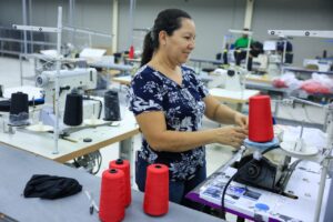 Trabajados del área textil