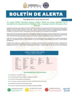 Alerta verde por sequía