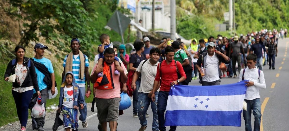 Migrantes hondureños
