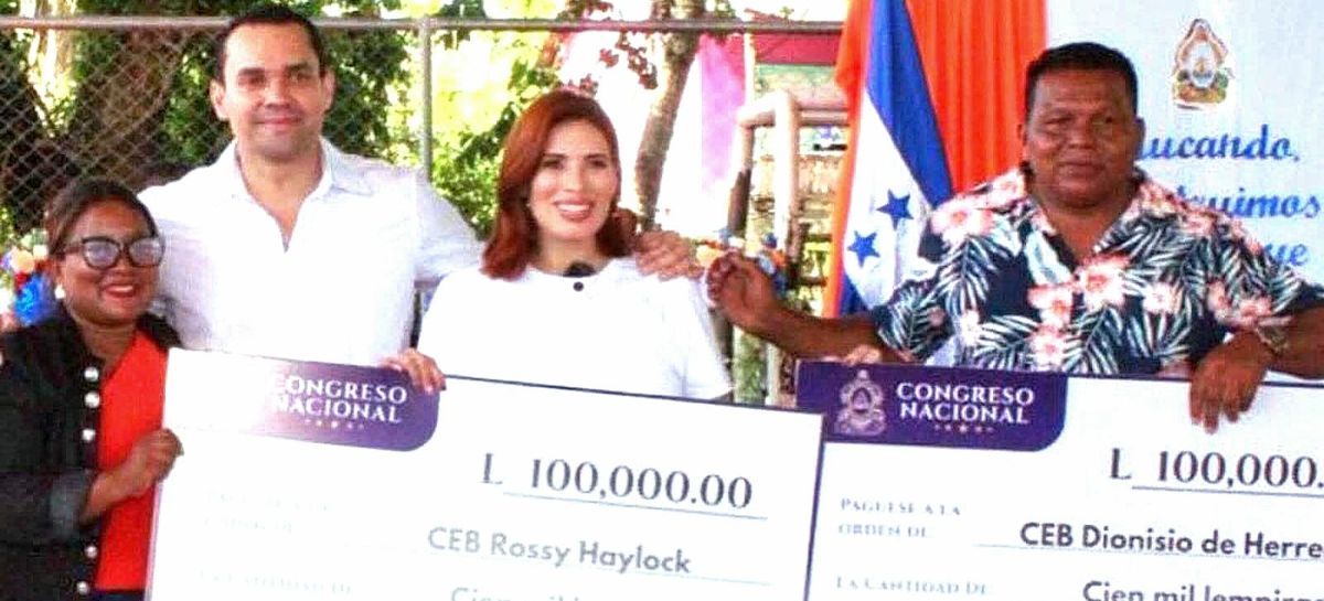 Tomás Zambrano y Erika Urtecho visitan Gracias a Dios