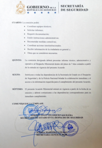 Autoridades nombraron una comisión mientras avanzan las investigaciones