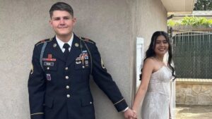 Annie Ramos y su esposo Matthew Blank