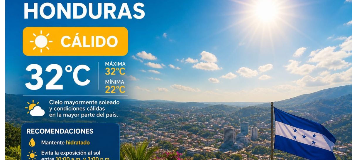 Las altas temperaturas marcarán el clima de mañana en Honduras