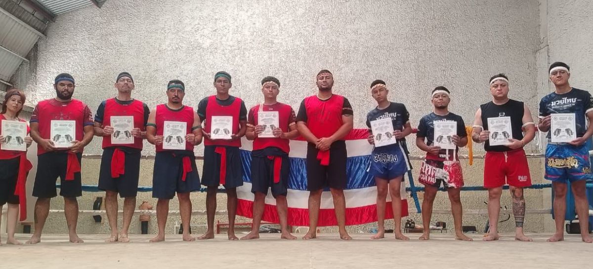 Federación Hondureña de Muay Thai realizó Examen de Grado